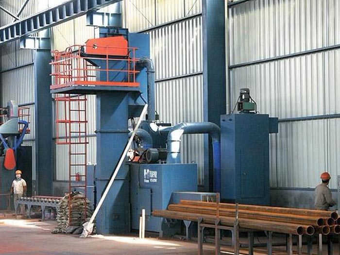 敦煌网架杆件拋丸