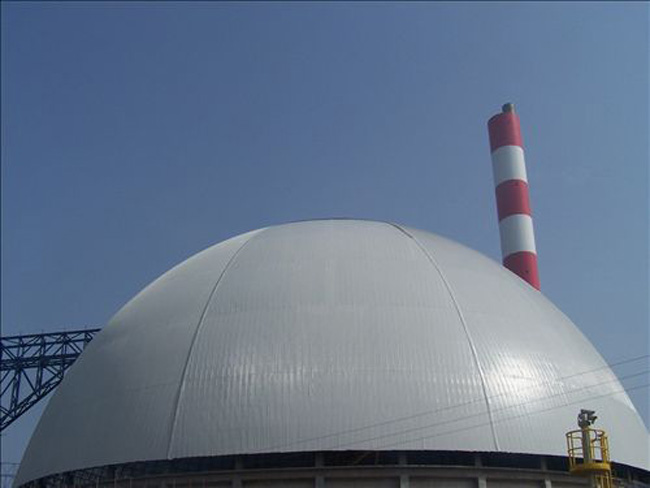敦煌球形发电厂网架工程